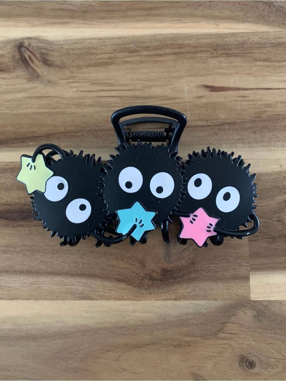 Studio Ghibli Spirited Away Soot Sprite Claw Hair Clip new with defect